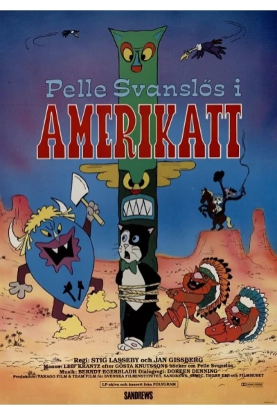 Pelle Svanslös i Amerikatt Swedish आवाज़ें